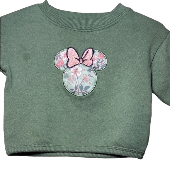Disney Infant Girls 2 Piece Sage Minnie Flower Set Size 3-6 Months - Picture 4 of 8